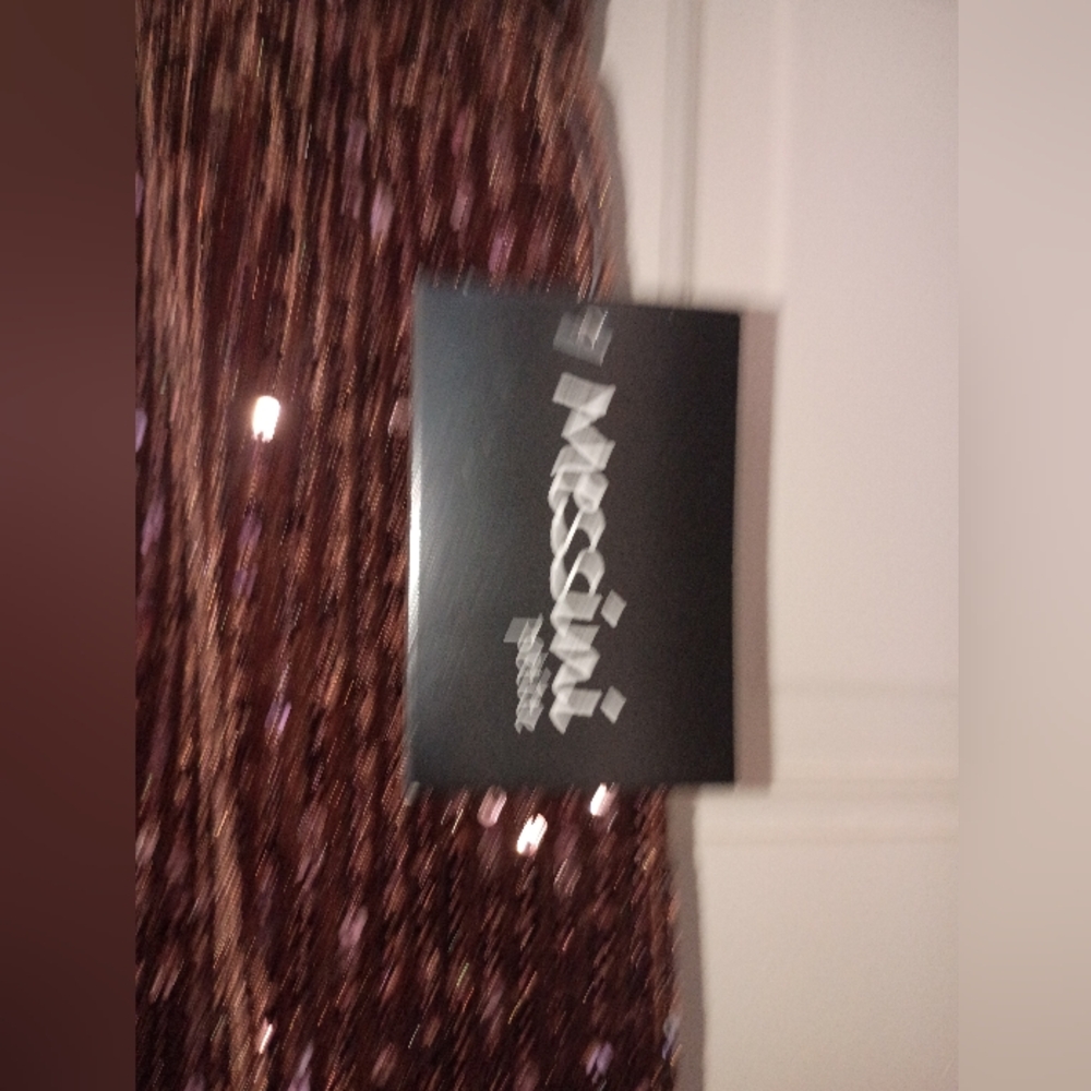 NWT.   Messini sequin pants chocolate   Brown Pants.Size PXl - Picture 3 of 5